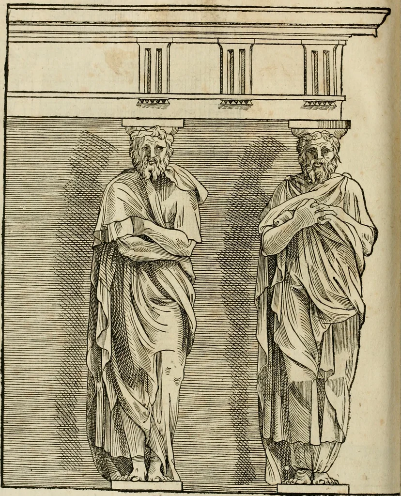 An illustration from Architecture de Philibert de l'Orme ... : uure entiere contenant onze livres, augmentée de deux, & autres figures non encores veuës, tant pour desseins qu'ornemens de maisons : avec vne belle inuention pour bien bastir, & à petits fraiz .., 1626, leaf 529