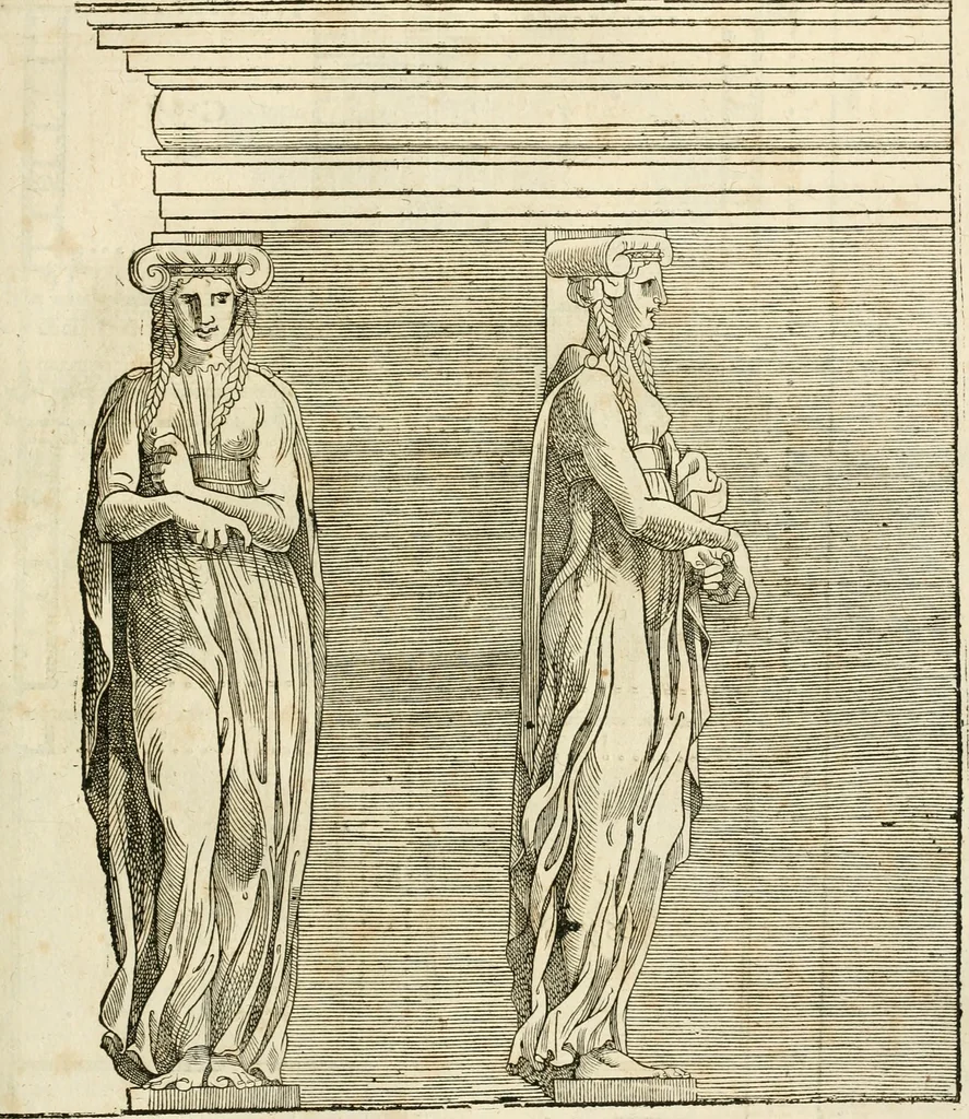 An illustration from Architecture de Philibert de l'Orme ... : uure entiere contenant onze livres, augmentée de deux, & autres figures non encores veuës, tant pour desseins qu'ornemens de maisons : avec vne belle inuention pour bien bastir, & à petits fraiz .., 1626, leaf 530
