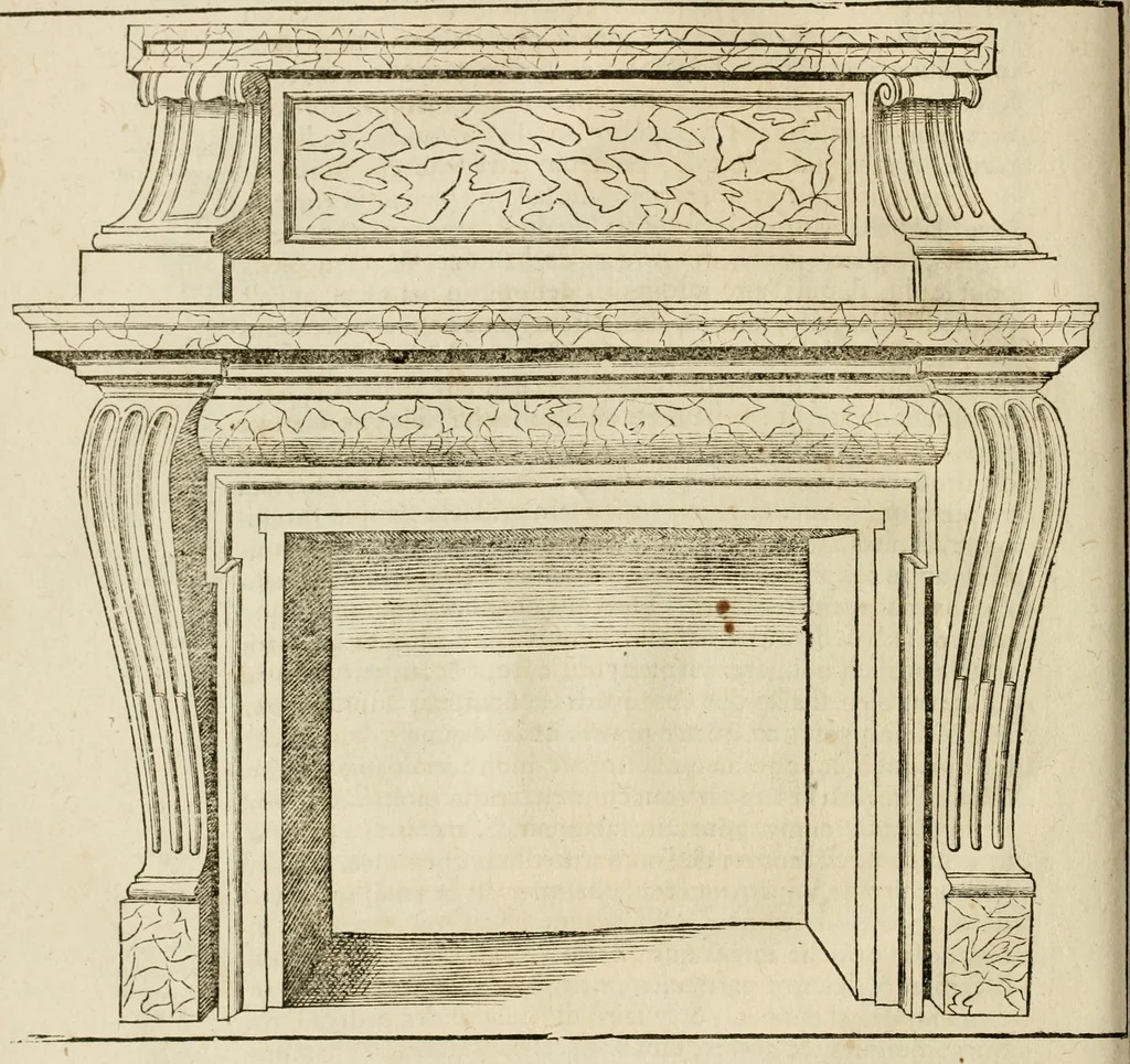An illustration from Architecture de Philibert de l'Orme ... : uure entiere contenant onze livres, augmentée de deux, & autres figures non encores veuës, tant pour desseins qu'ornemens de maisons : avec vne belle inuention pour bien bastir, & à petits fraiz .., 1626, leaf 543