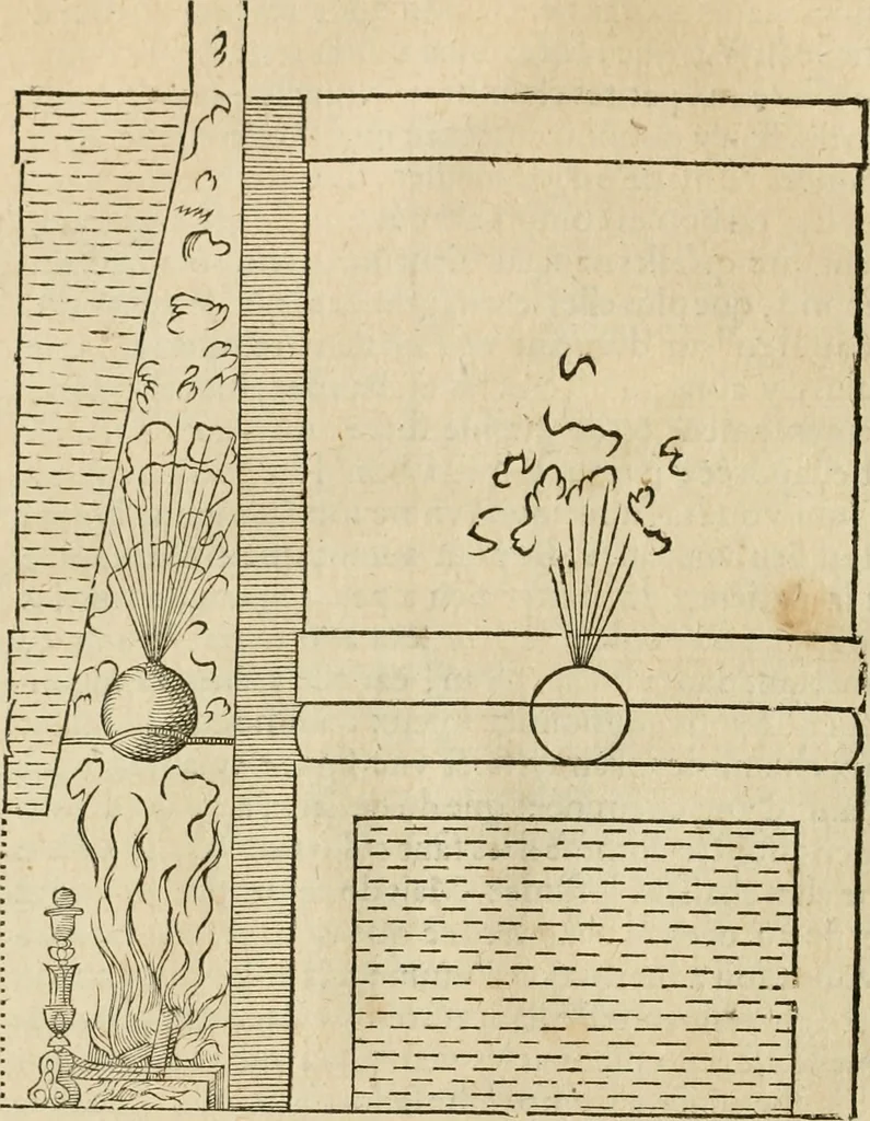 An illustration from Architecture de Philibert de l'Orme ... : uure entiere contenant onze livres, augmentée de deux, & autres figures non encores veuës, tant pour desseins qu'ornemens de maisons : avec vne belle inuention pour bien bastir, & à petits fraiz .., 1626, leaf 565