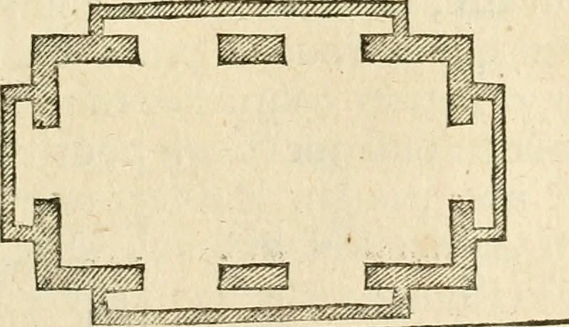 An illustration from Architecture de Philibert de l'Orme ... : uure entiere contenant onze livres, augmentée de deux, & autres figures non encores veuës, tant pour desseins qu'ornemens de maisons : avec vne belle inuention pour bien bastir, & à petits fraiz .., 1626, leaf 566
