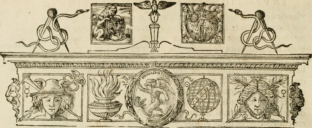 An illustration from Architecture de Philibert de l'Orme ... : uure entiere contenant onze livres, augmentée de deux, & autres figures non encores veuës, tant pour desseins qu'ornemens de maisons : avec vne belle inuention pour bien bastir, & à petits fraiz .., 1626, leaf 643