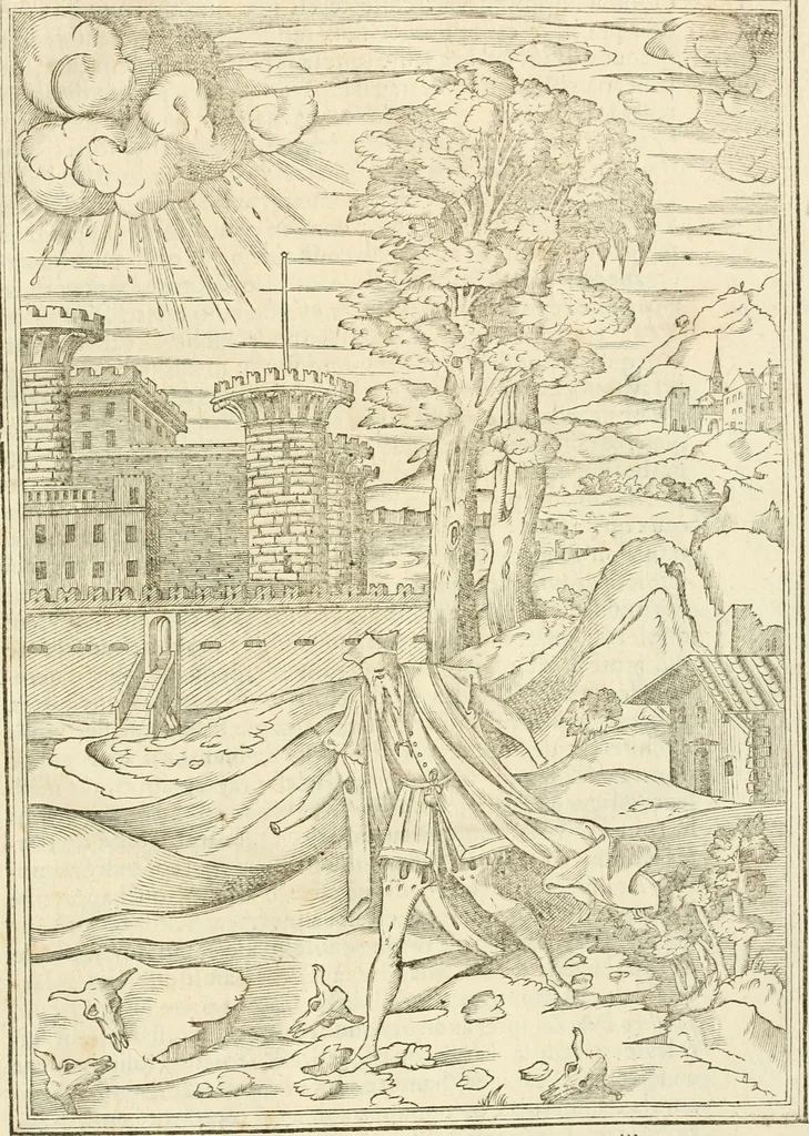 An illustration from Architecture de Philibert de l'Orme ... : uure entiere contenant onze livres, augmentée de deux, & autres figures non encores veuës, tant pour desseins qu'ornemens de maisons : avec vne belle inuention pour bien bastir, & à petits fraiz .., 1626, leaf 684