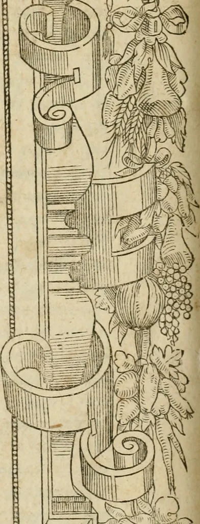An illustration from Architecture de Philibert de l'Orme ... : uure entiere contenant onze livres, augmentée de deux, & autres figures non encores veuës, tant pour desseins qu'ornemens de maisons : avec vne belle inuention pour bien bastir, & à petits fraiz .., 1626, leaf 703