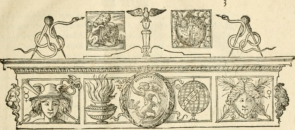 An illustration from Architecture de Philibert de l'Orme ... : uure entiere contenant onze livres, augmentée de deux, & autres figures non encores veuës, tant pour desseins qu'ornemens de maisons : avec vne belle inuention pour bien bastir, & à petits fraiz .., 1626, leaf 8