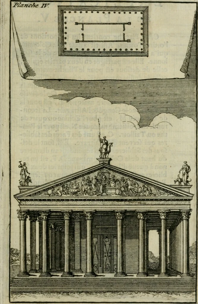 An illustration from Architecture generale de Vitruve, 1681, leaf 260