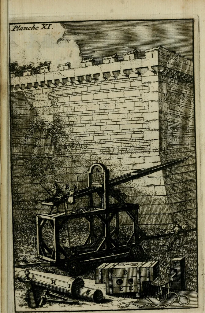 An illustration from Architecture generale de Vitruve, 1681, leaf 274