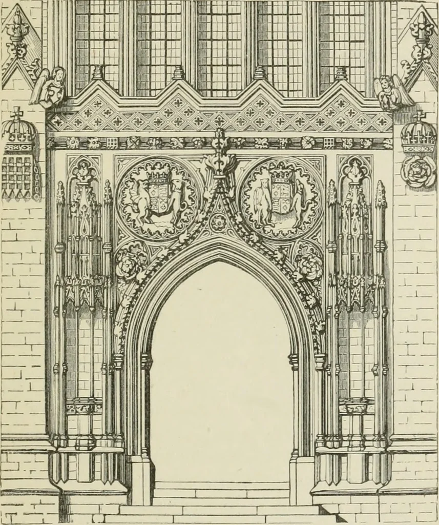 An illustration from Architecture: gothic and renaissance, 1880, leaf 104