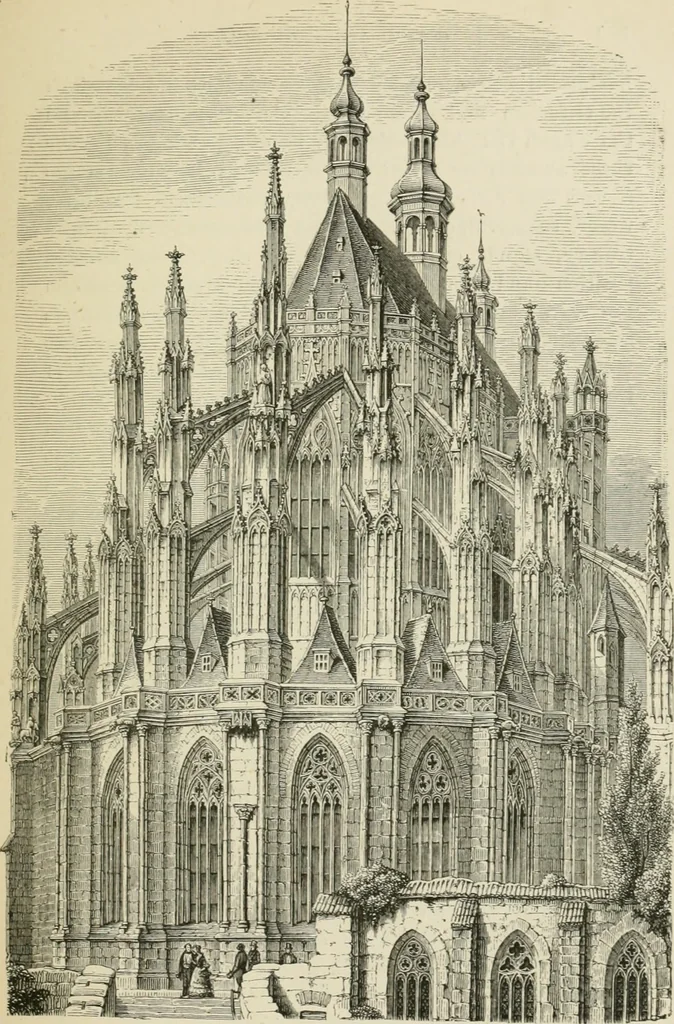 An illustration from Architecture: gothic and renaissance, 1880, leaf 140