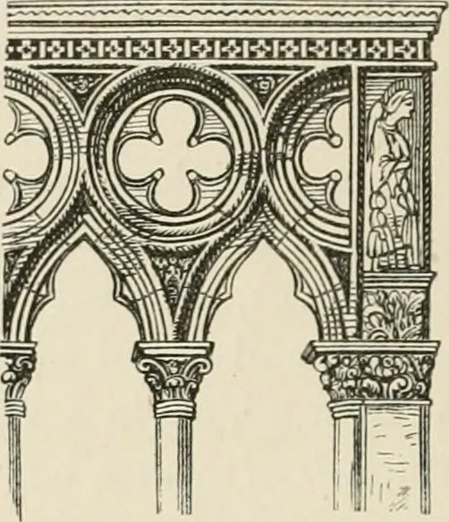 An illustration from Architecture: gothic and renaissance, 1880, leaf 171