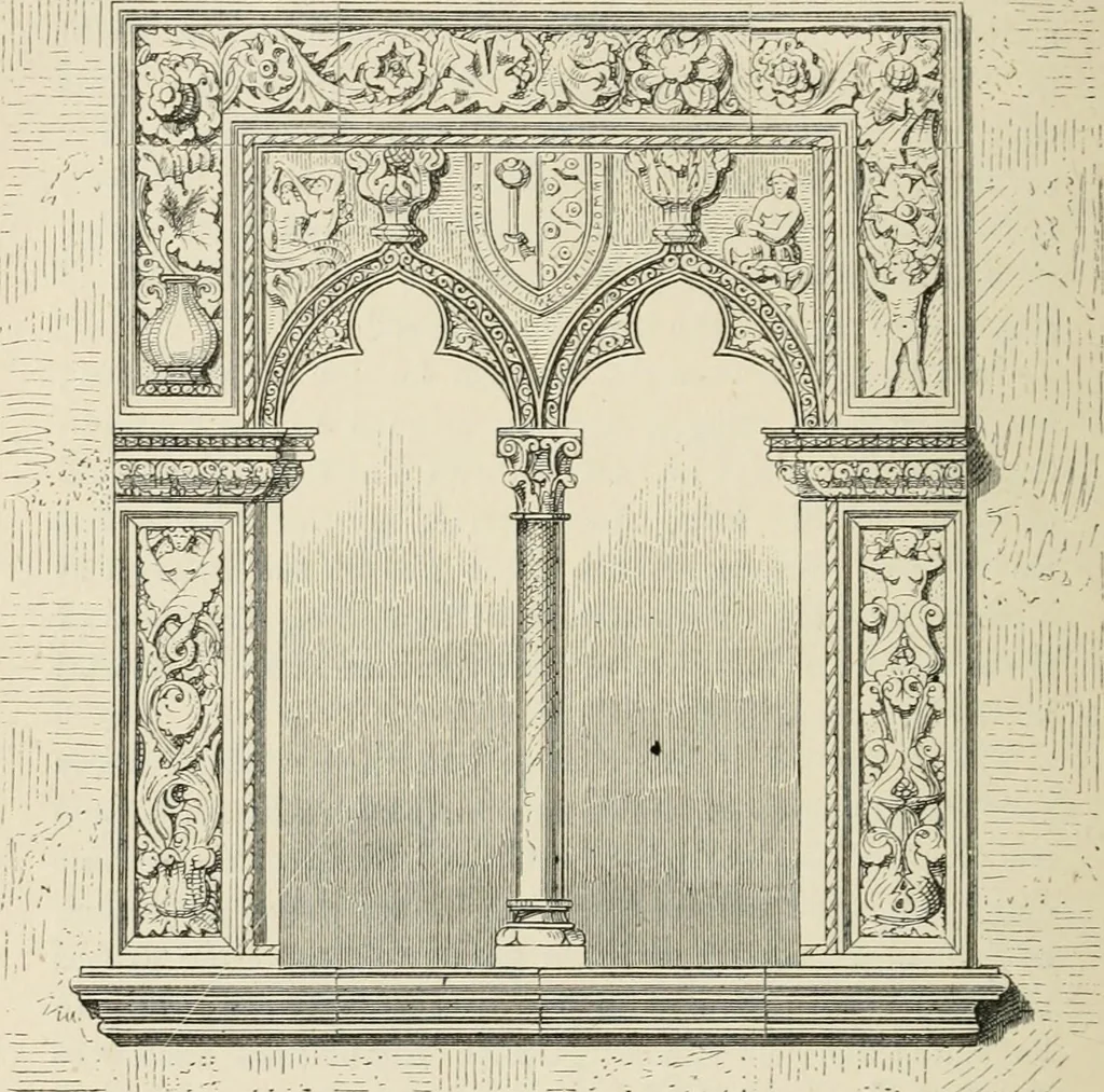 An illustration from Architecture: gothic and renaissance, 1880, leaf 175