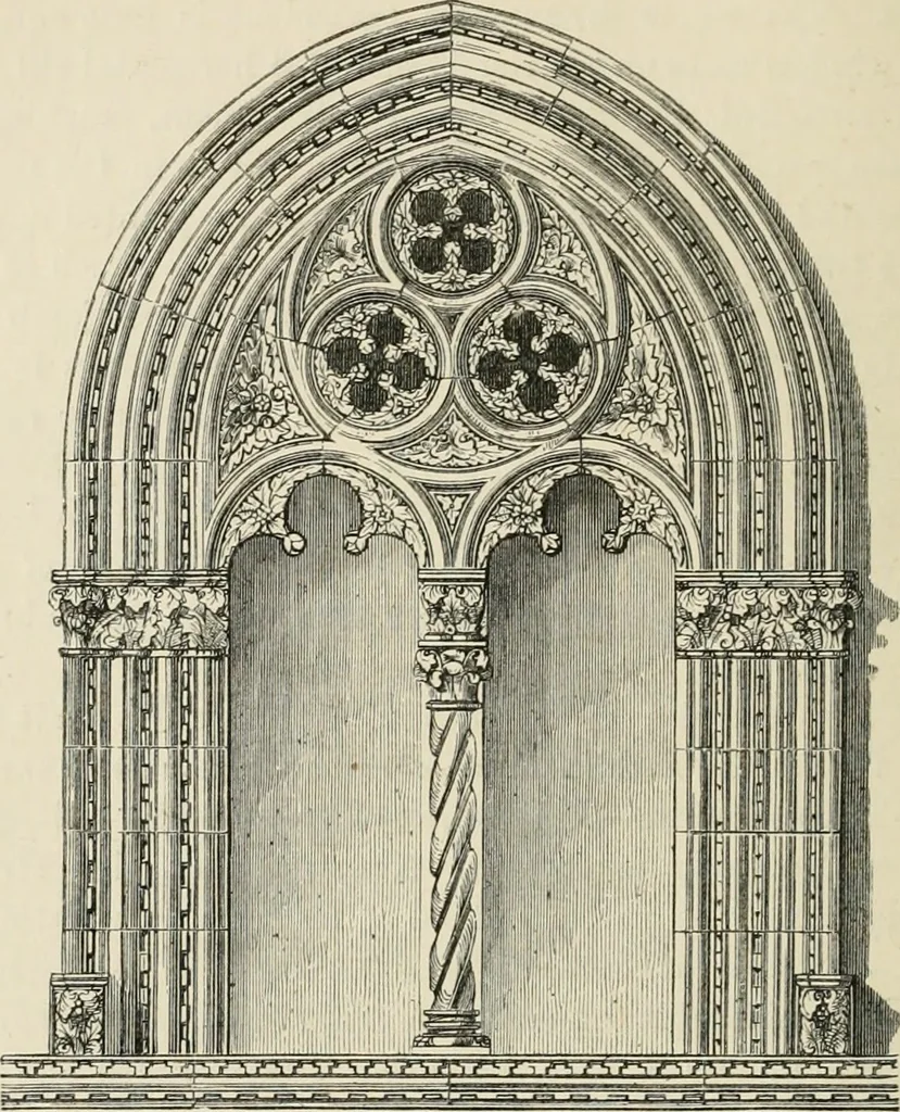An illustration from Architecture: gothic and renaissance, 1880, leaf 177