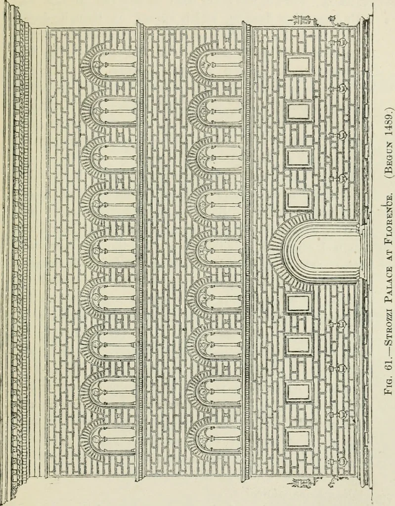 An illustration from Architecture: gothic and renaissance, 1880, leaf 210