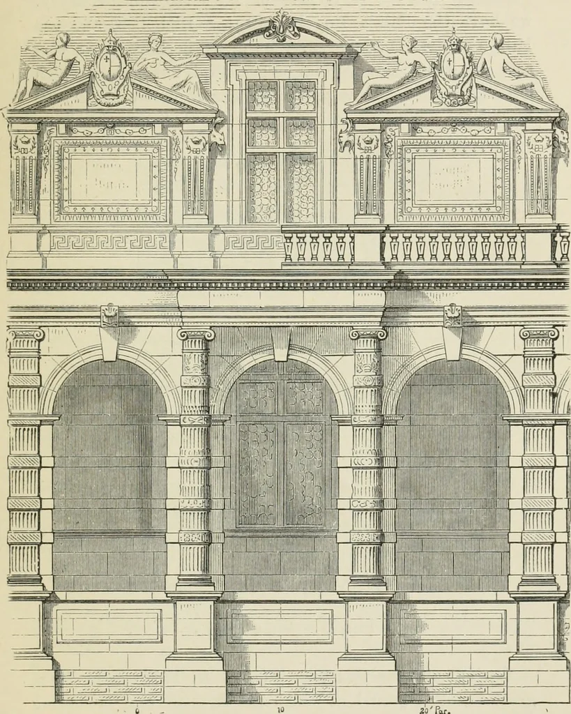 An illustration from Architecture: gothic and renaissance, 1880, leaf 242