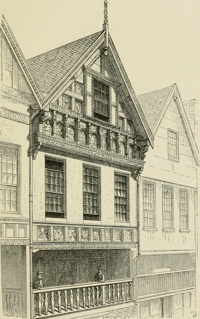 An illustration from Architecture: gothic and renaissance, 1880, leaf 266