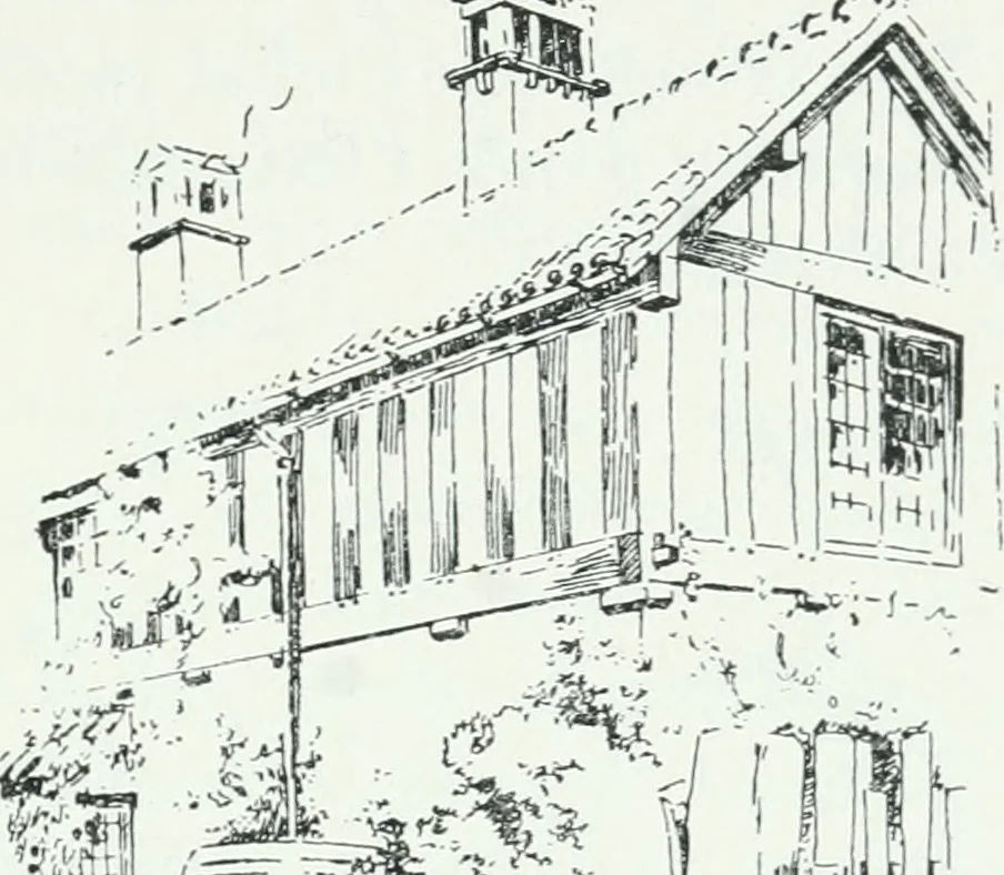 An illustration from Architecture and how to sketch it : illustrated by sketches of typical examples, 1910, leaf 22