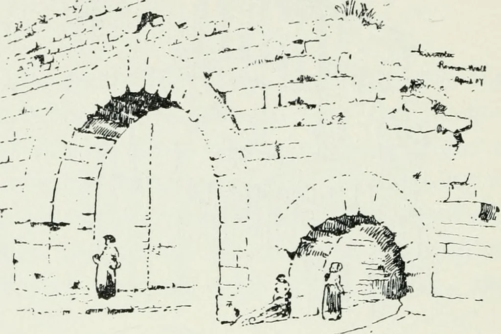 An illustration from Architecture and how to sketch it : illustrated by sketches of typical examples, 1910, leaf 23