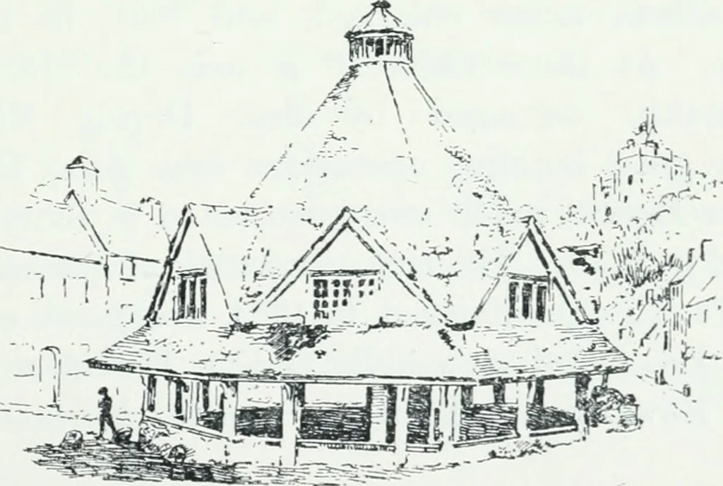 An illustration from Architecture and how to sketch it : illustrated by sketches of typical examples, 1910, leaf 26