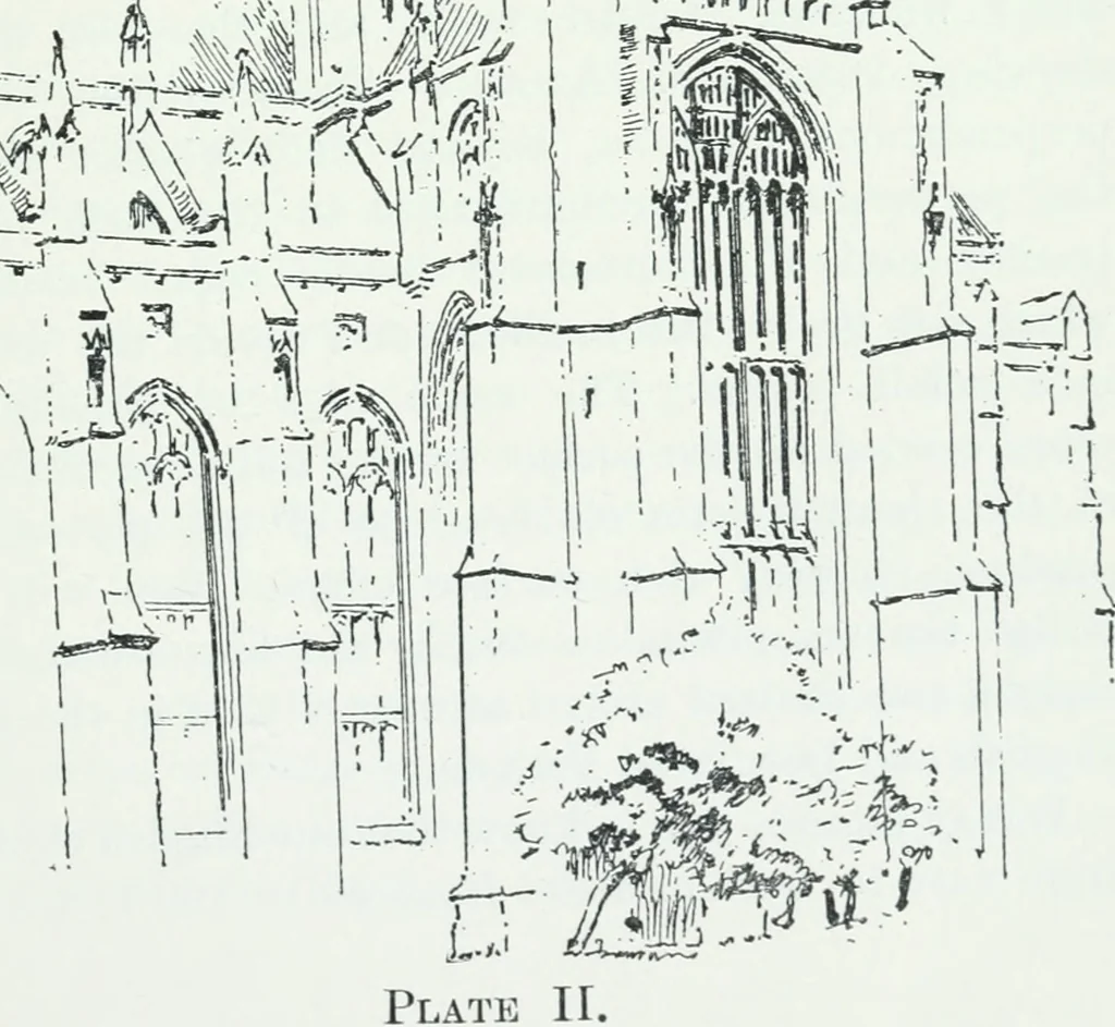 An illustration from Architecture and how to sketch it : illustrated by sketches of typical examples, 1910, leaf 30
