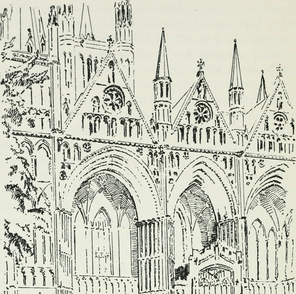 An illustration from Architecture and how to sketch it : illustrated by sketches of typical examples, 1910, leaf 33