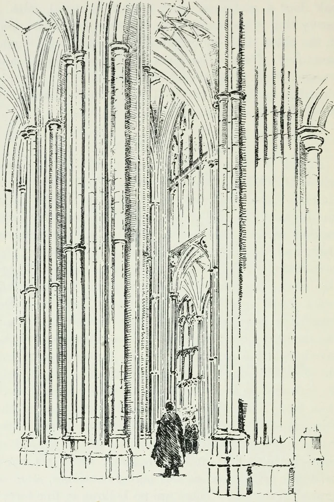 An illustration from Architecture and how to sketch it : illustrated by sketches of typical examples, 1910, leaf 35