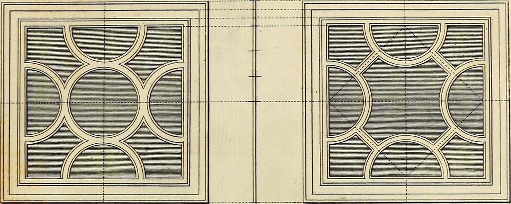 An illustration from Gothic architecture, improved by rules and proportions : in many grand designs of columns, doors, windows, chimney-pieces, arcades, colonades, porticos, umbrellos, temples and pavillions &c. : with plans, elevations and profiles, 1747, leaf 78