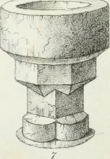 An illustration from An attempt to discriminate the styles of architecture in England : from the Conquest to the Reformation : with a sketch of the Grecian and Roman orders, notices of numerous British edifices, and some remarks on the architecture of a part of France, 1835, leaf 147