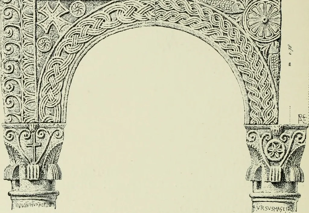 An illustration from Architecture in Italy, from the sixth to the eleventh century; historical and critical researches, 1896, leaf 103