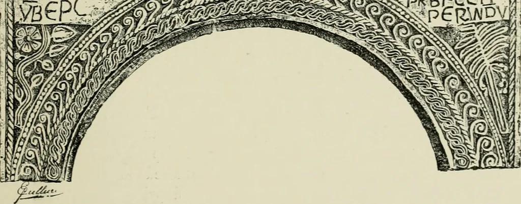 An illustration from Architecture in Italy, from the sixth to the eleventh century; historical and critical researches, 1896, leaf 137