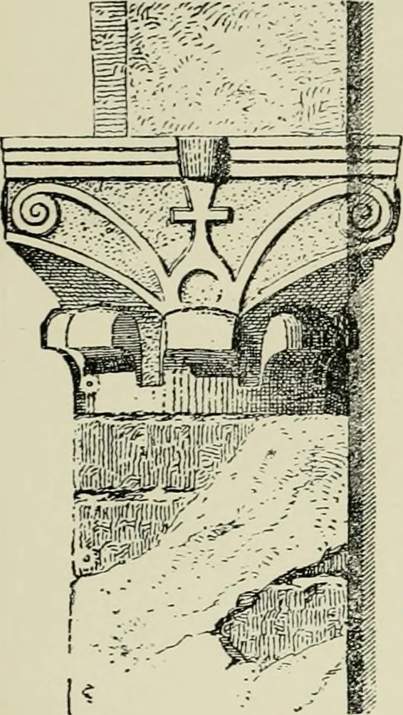 An illustration from Architecture in Italy, from the sixth to the eleventh century; historical and critical researches, 1896, leaf 151