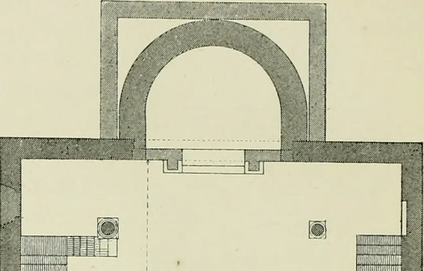 An illustration from Architecture in Italy, from the sixth to the eleventh century; historical and critical researches, 1896, leaf 152