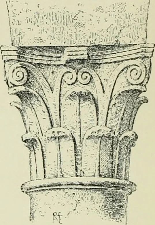 An illustration from Architecture in Italy, from the sixth to the eleventh century; historical and critical researches, 1896, leaf 154
