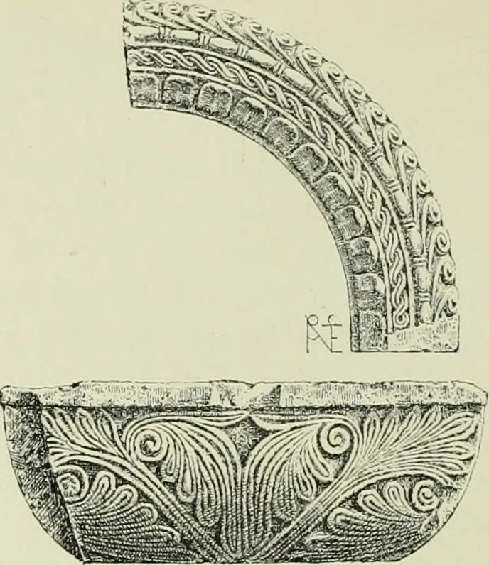 An illustration from Architecture in Italy, from the sixth to the eleventh century; historical and critical researches, 1896, leaf 160