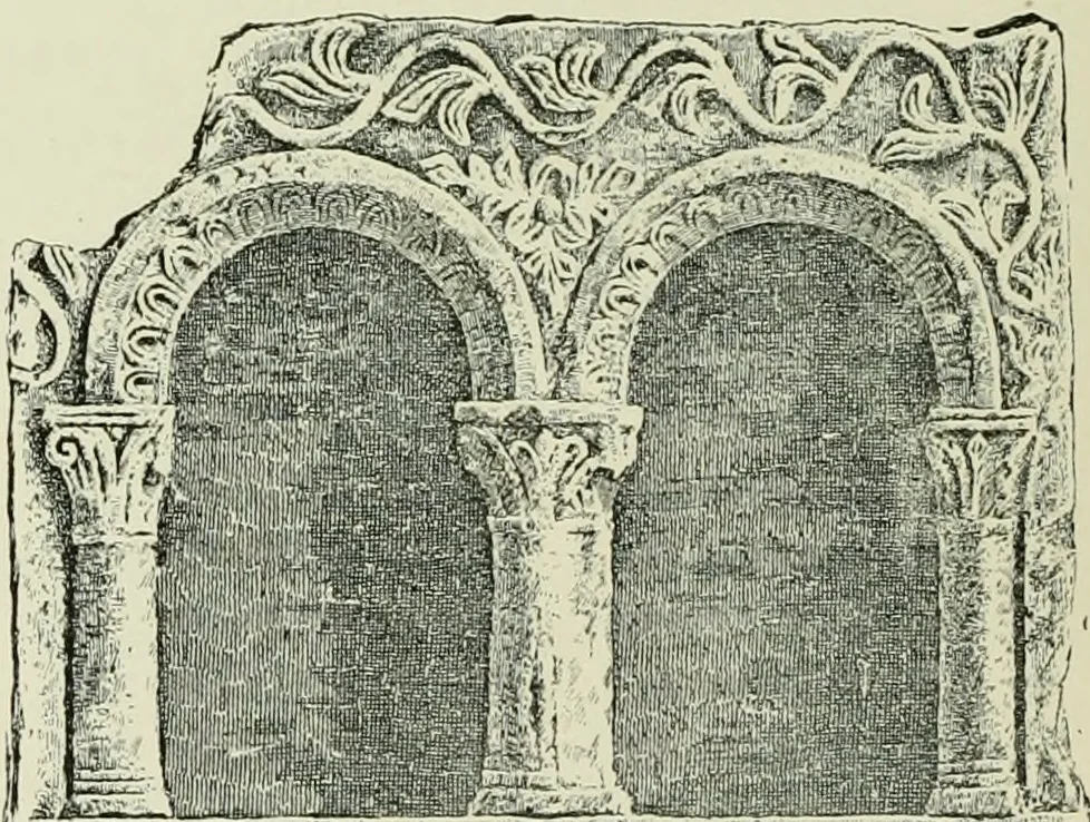 An illustration from Architecture in Italy, from the sixth to the eleventh century; historical and critical researches, 1896, leaf 160