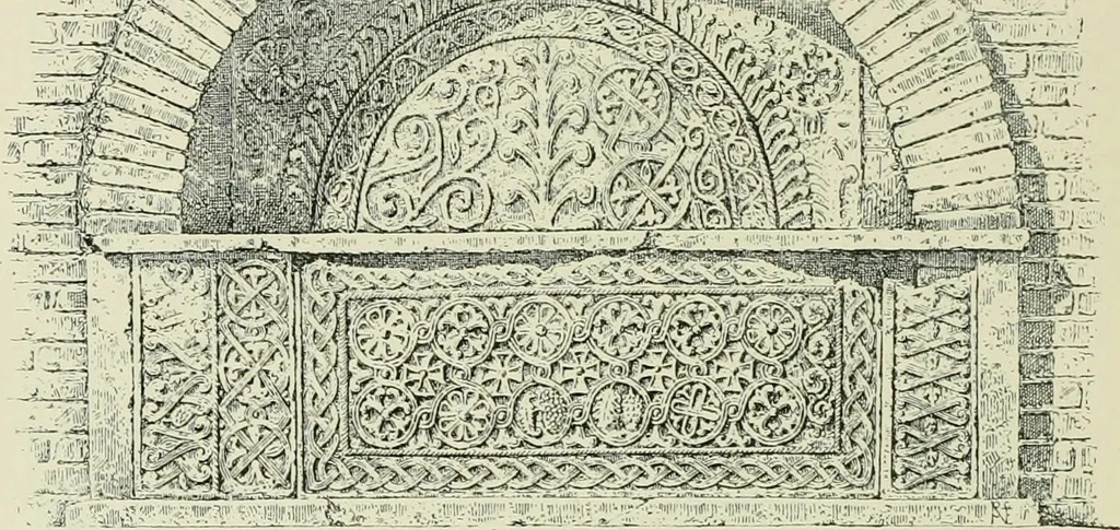 An illustration from Architecture in Italy, from the sixth to the eleventh century; historical and critical researches, 1896, leaf 164