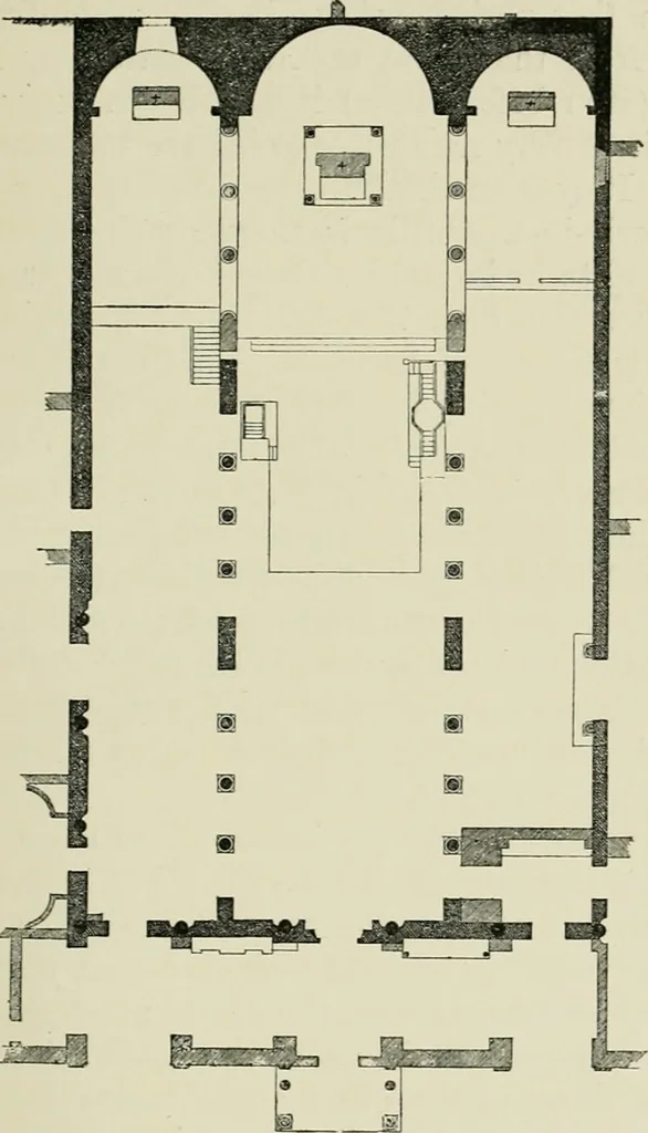 An illustration from Architecture in Italy, from the sixth to the eleventh century; historical and critical researches, 1896, leaf 179