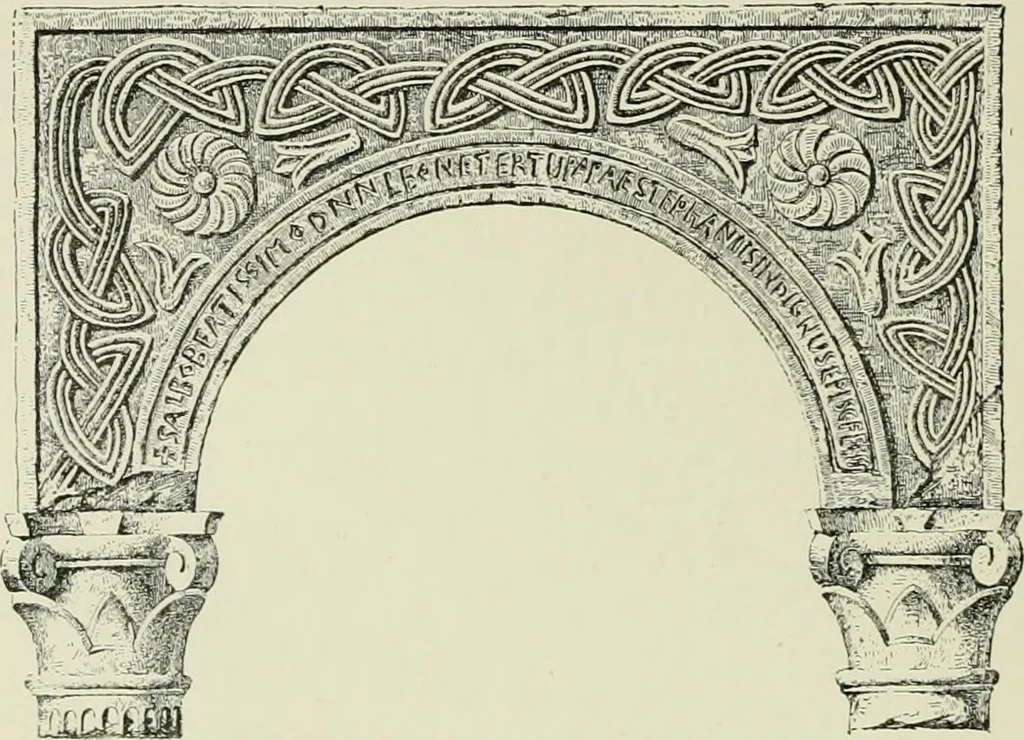An illustration from Architecture in Italy, from the sixth to the eleventh century; historical and critical researches, 1896, leaf 186