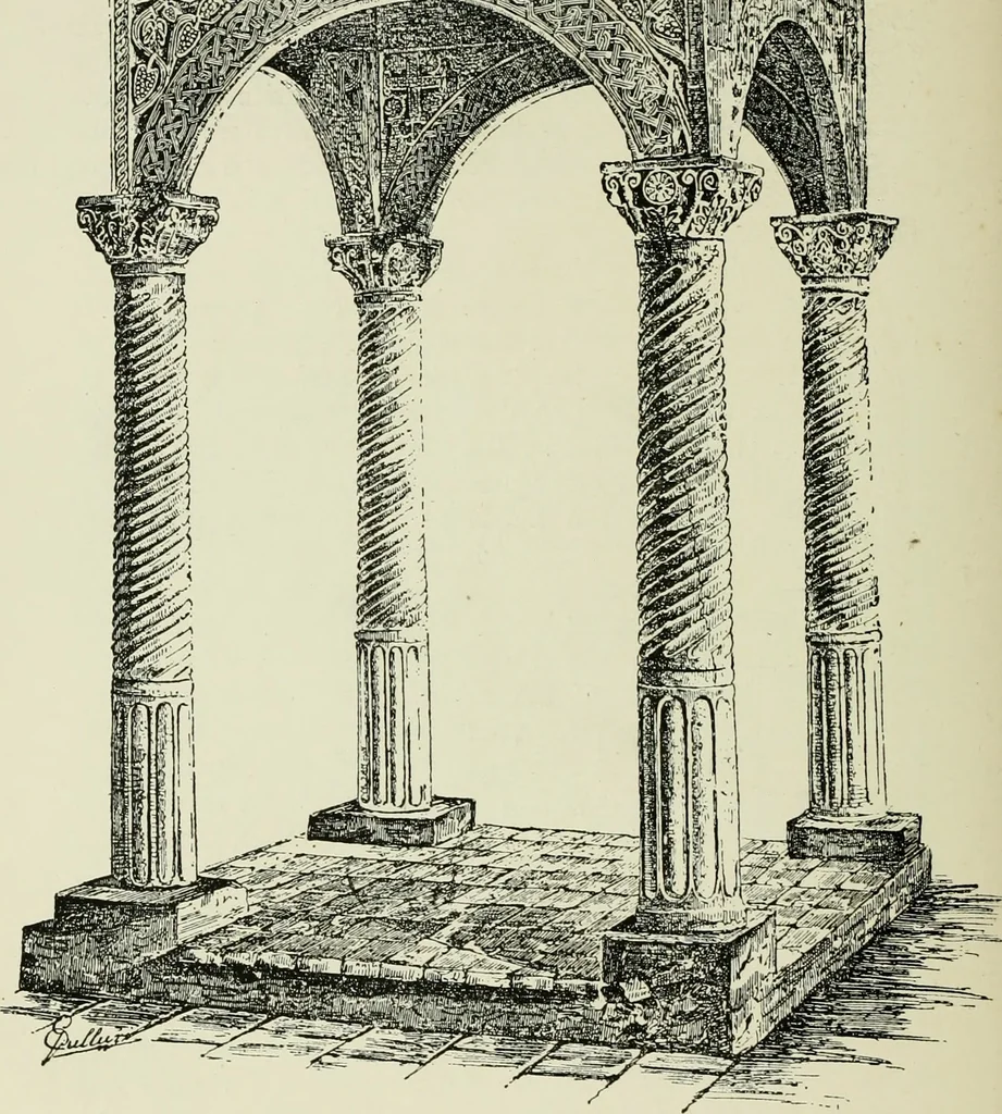 An illustration from Architecture in Italy, from the sixth to the eleventh century; historical and critical researches, 1896, leaf 210