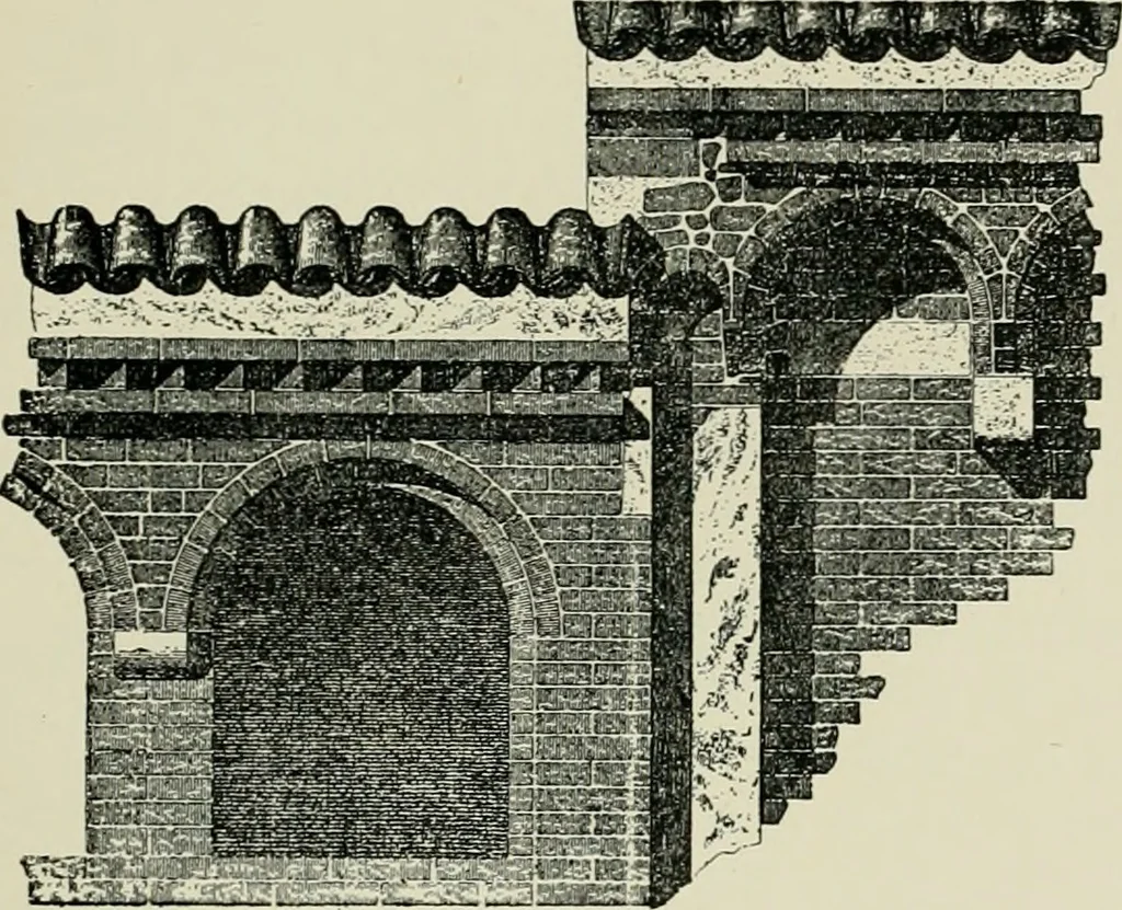An illustration from Architecture in Italy, from the sixth to the eleventh century; historical and critical researches, 1896, leaf 247