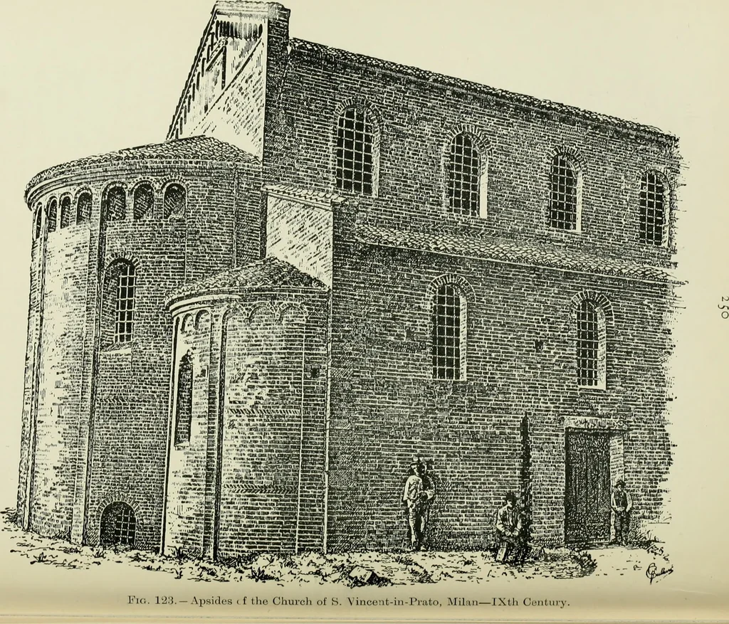 An illustration from Architecture in Italy, from the sixth to the eleventh century; historical and critical researches, 1896, leaf 258