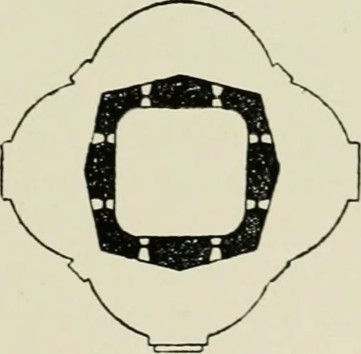 An illustration from Architecture in Italy, from the sixth to the eleventh century; historical and critical researches, 1896, leaf 269