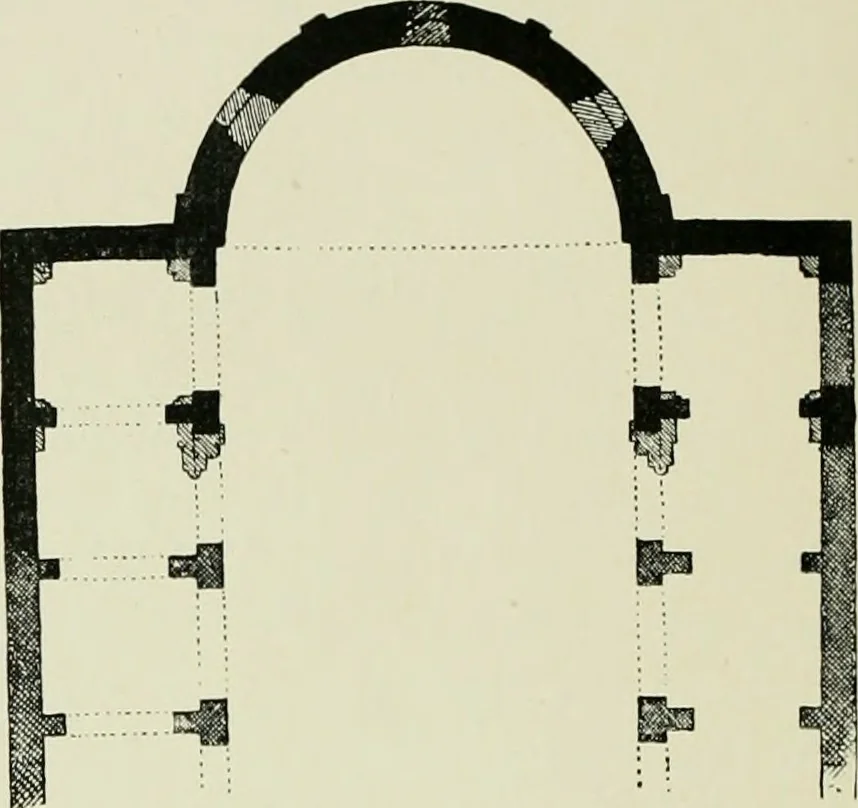 An illustration from Architecture in Italy, from the sixth to the eleventh century; historical and critical researches, 1896, leaf 274