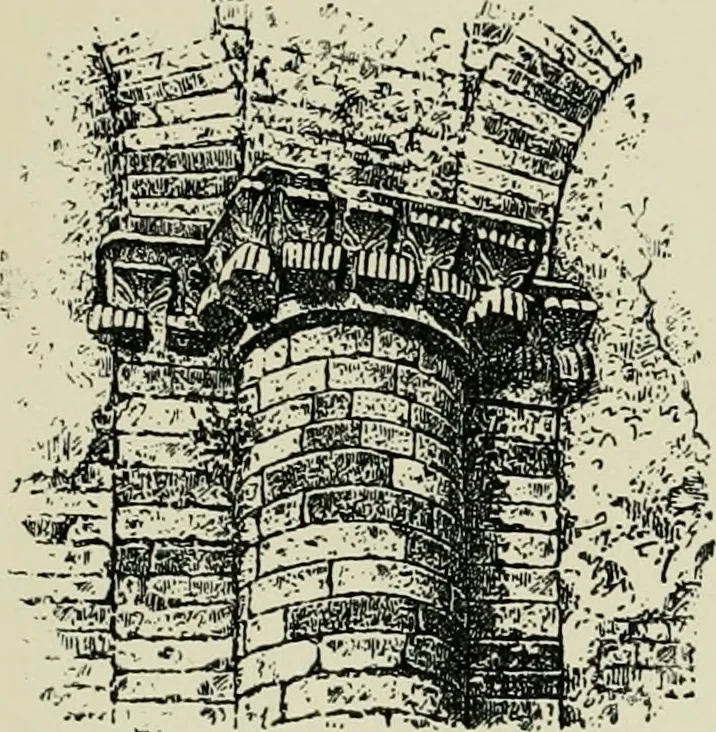 An illustration from Architecture in Italy, from the sixth to the eleventh century; historical and critical researches, 1896, leaf 277