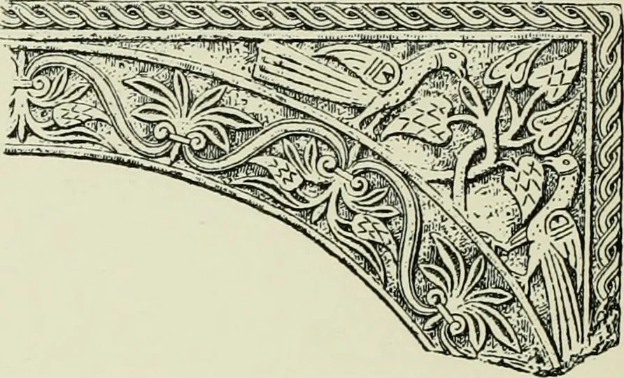 An illustration from Architecture in Italy, from the sixth to the eleventh century; historical and critical researches, 1896, leaf 292