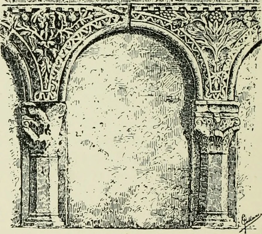 An illustration from Architecture in Italy, from the sixth to the eleventh century; historical and critical researches, 1896, leaf 326