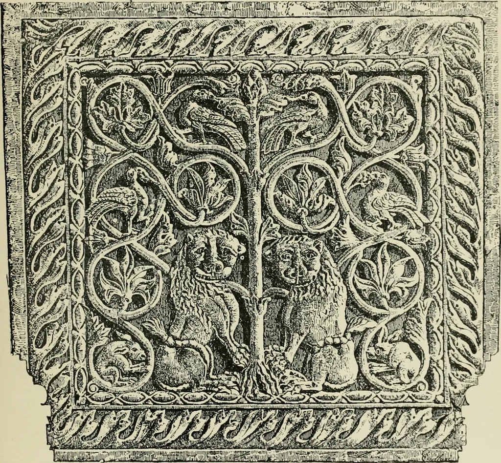 An illustration from Architecture in Italy, from the sixth to the eleventh century; historical and critical researches, 1896, leaf 341