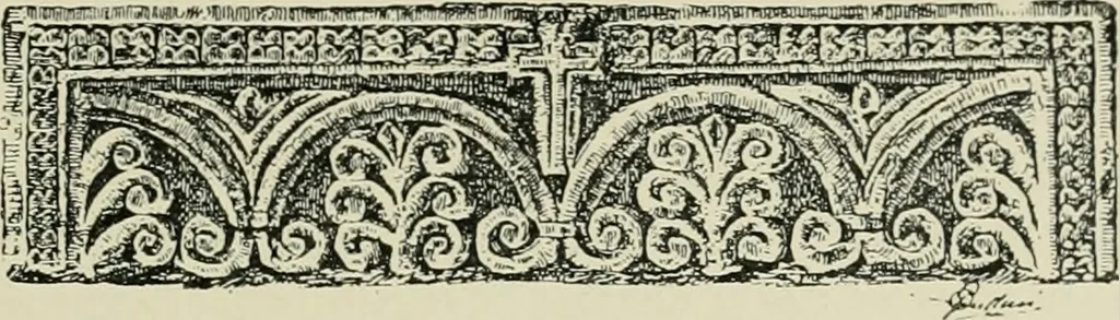 An illustration from Architecture in Italy, from the sixth to the eleventh century; historical and critical researches, 1896, leaf 345