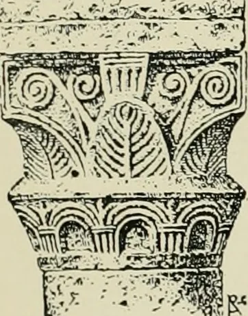 An illustration from Architecture in Italy, from the sixth to the eleventh century; historical and critical researches, 1896, leaf 349
