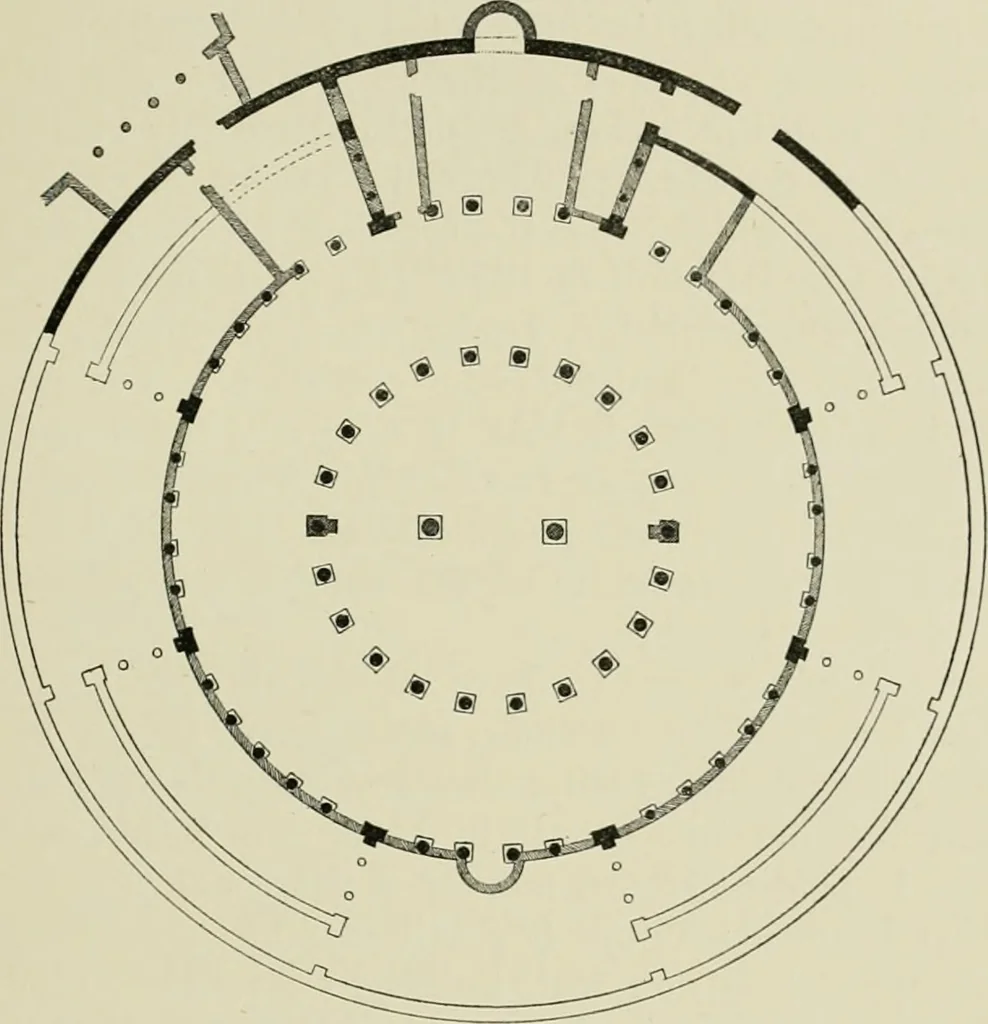 An illustration from Architecture in Italy, from the sixth to the eleventh century; historical and critical researches, 1896, leaf 42