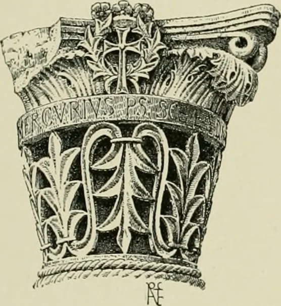 An illustration from Architecture in Italy, from the sixth to the eleventh century; historical and critical researches, 1896, leaf 44